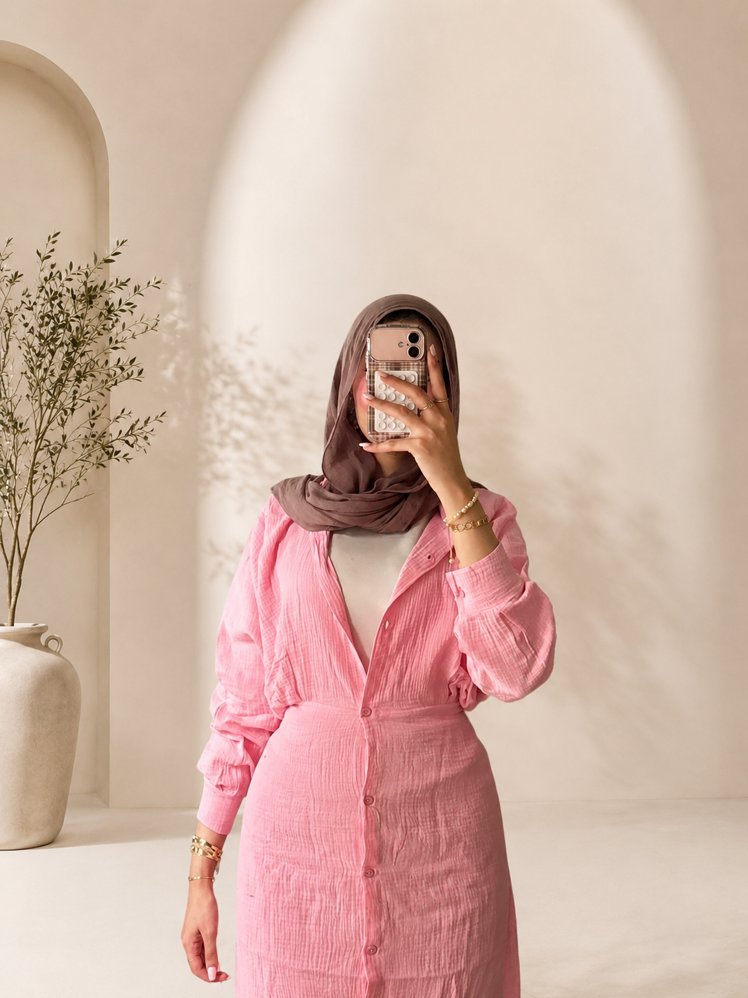Shirt Dress – Soft Crinkle Cotton Collection 🤍