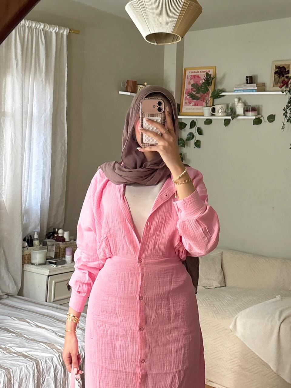 Shirt Dress – Soft Crinkle Cotton Collection 🤍